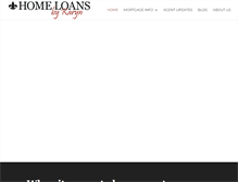 Tablet Screenshot of homeloansbykaryn.com